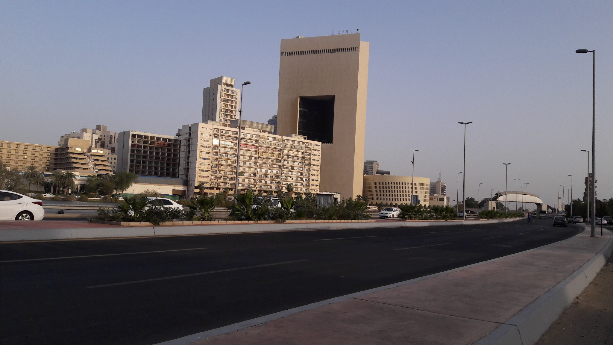 National Commercial Bank building in Jeddah, photographed in 2019